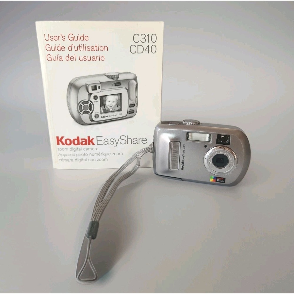 VTG Kodak EasyShare C310 4.0MP Compact Digital Camera Tested Includes Manual EUC